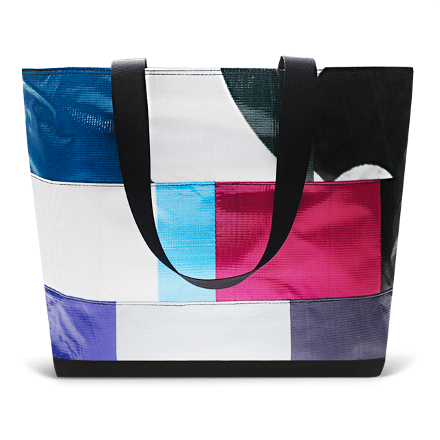 Patchwork Zippered Blake Tote