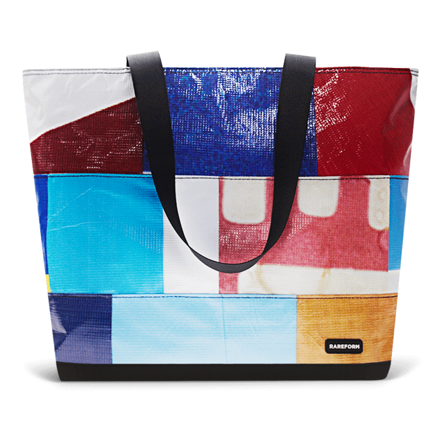 Patchwork Zippered Blake Tote
