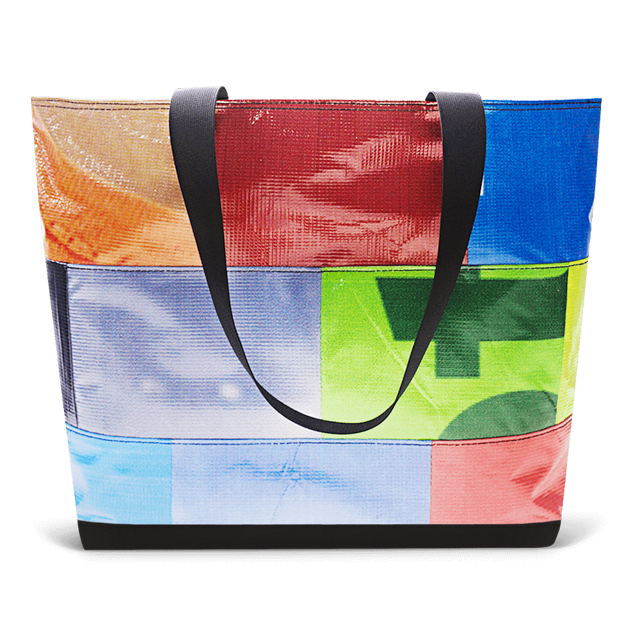 Patchwork Zippered Blake Tote