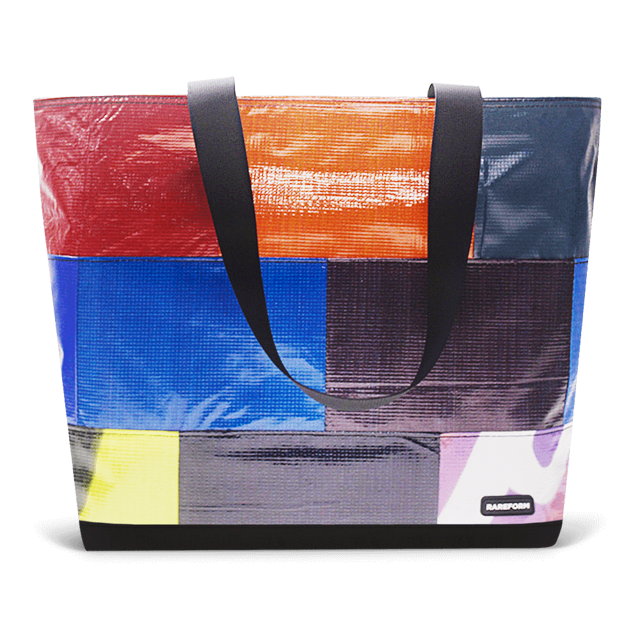 Patchwork Zippered Blake Tote