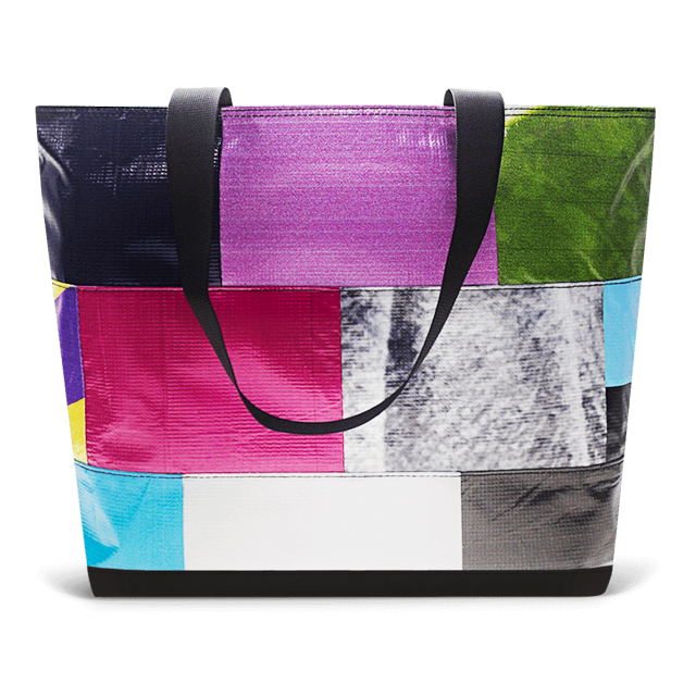 Patchwork Zippered Blake Tote