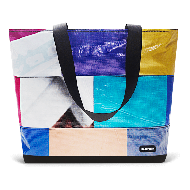 Patchwork Zippered Blake Tote