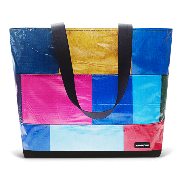 Patchwork Zippered Blake Tote