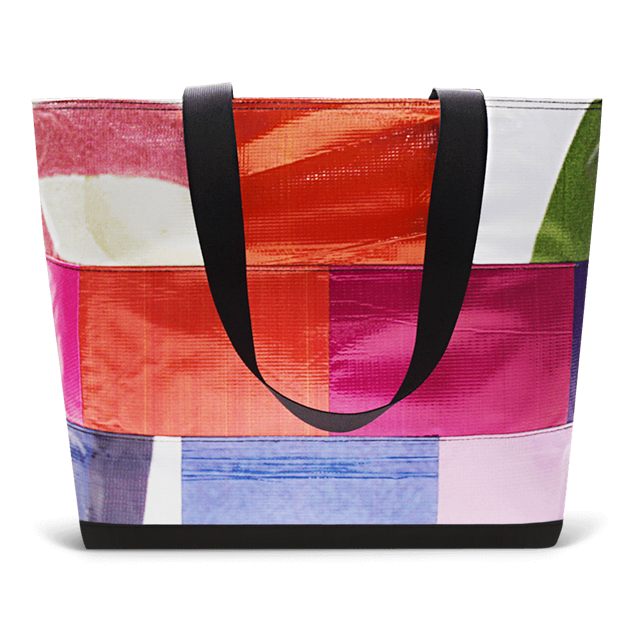 Patchwork Zippered Blake Tote
