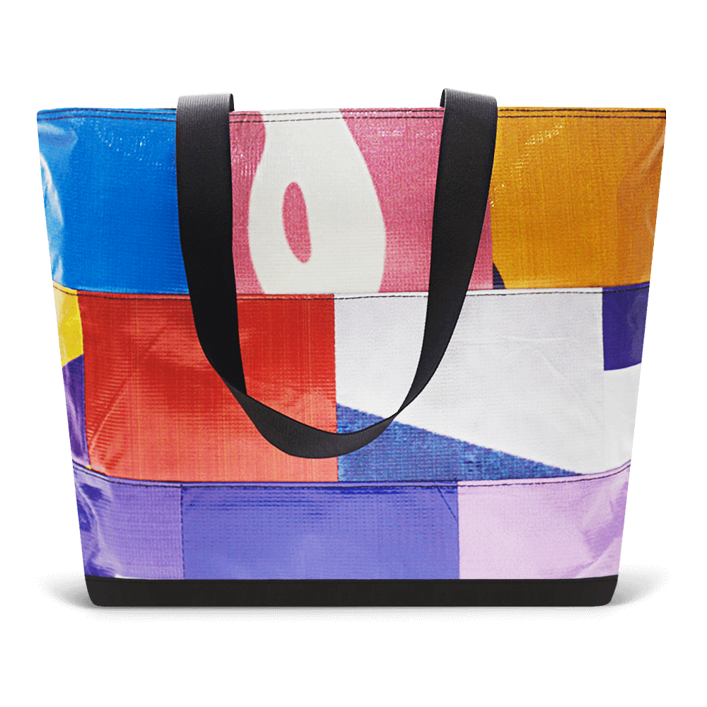 Patchwork Zippered Blake Tote