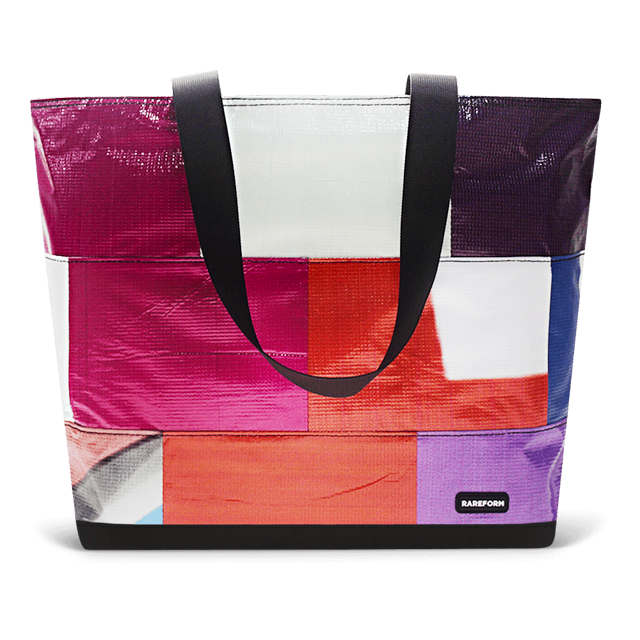Patchwork Zippered Blake Tote