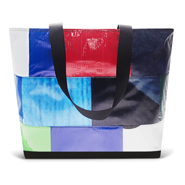 Patchwork Zippered Blake Tote