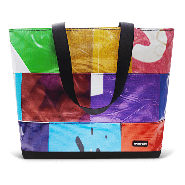 Patchwork Zippered Blake Tote