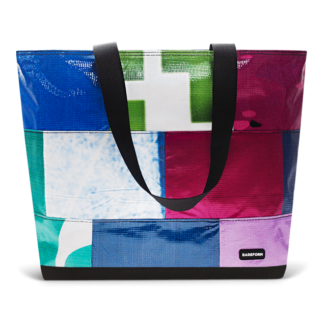 Patchwork Zippered Blake Tote