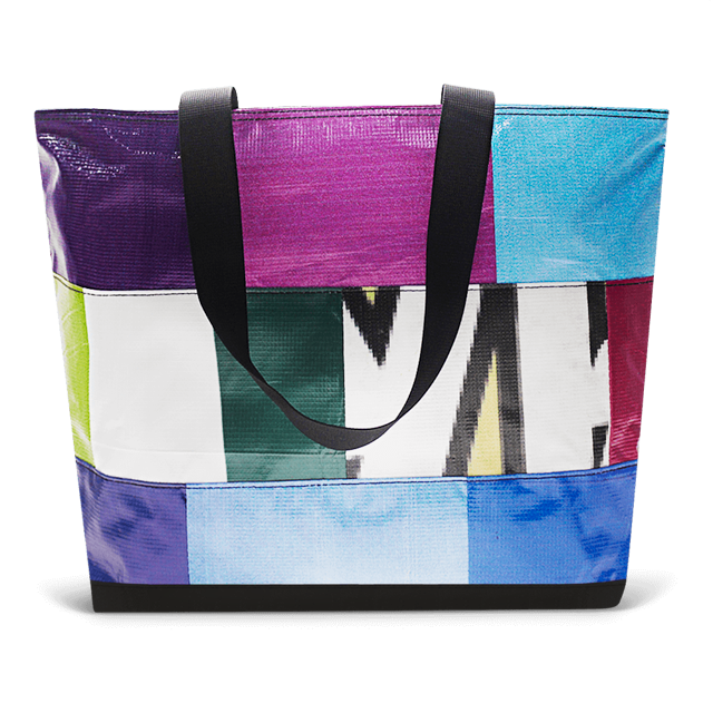 Patchwork Zippered Blake Tote