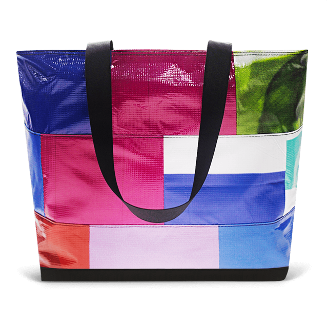 Patchwork Zippered Blake Tote