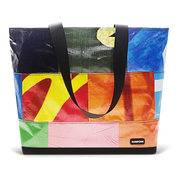 Patchwork Zippered Blake Tote