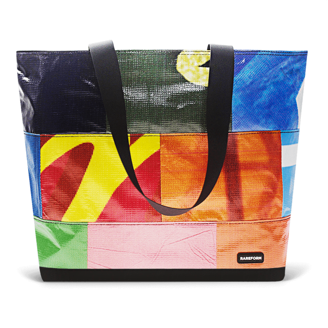 Patchwork Zippered Blake Tote