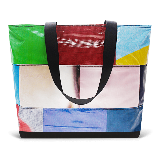 Patchwork Zippered Blake Tote