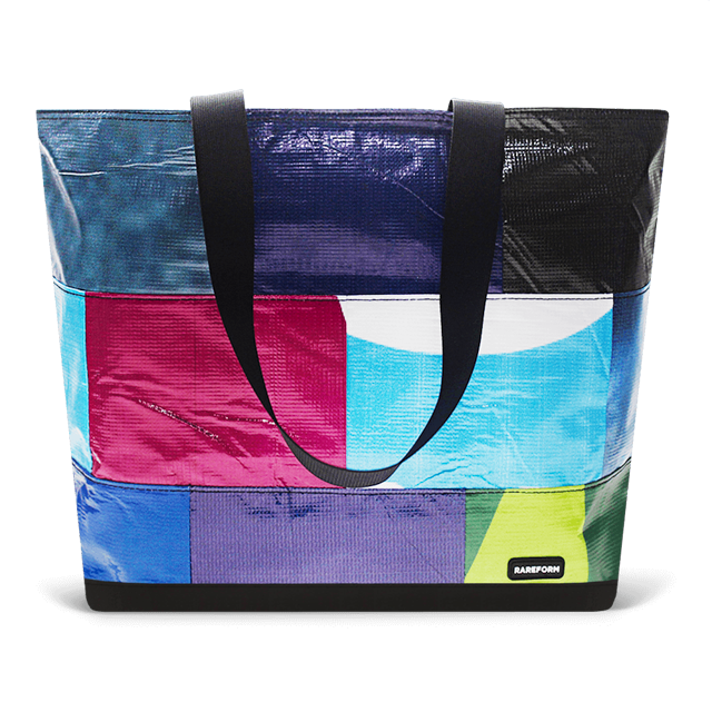 Patchwork Zippered Blake Tote