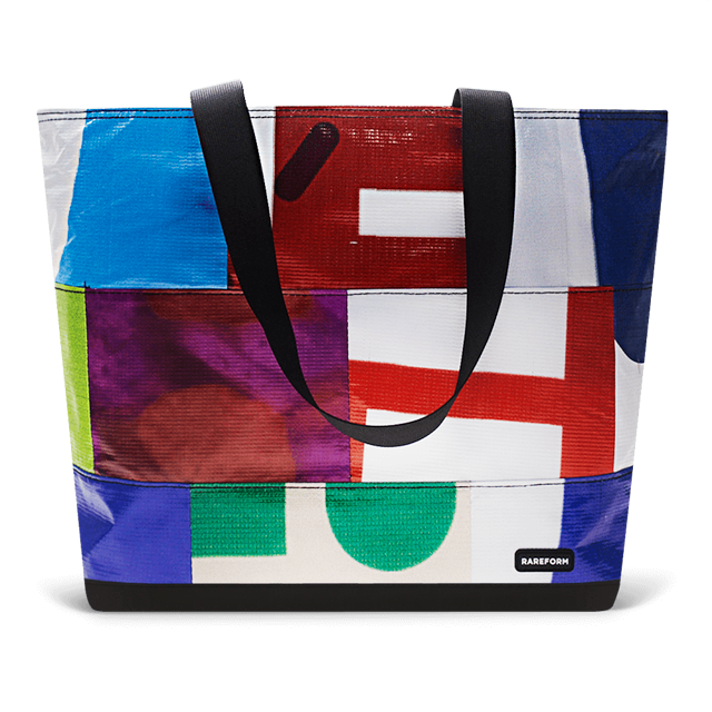 Patchwork Zippered Blake Tote