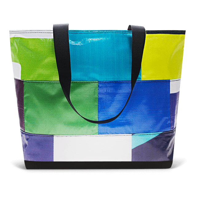 Patchwork Zippered Blake Tote