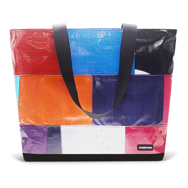 Patchwork Zippered Blake Tote