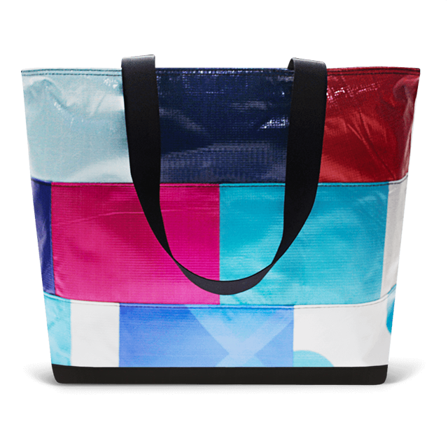 Patchwork Zippered Blake Tote