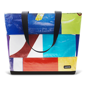 Patchwork Zippered Blake Tote