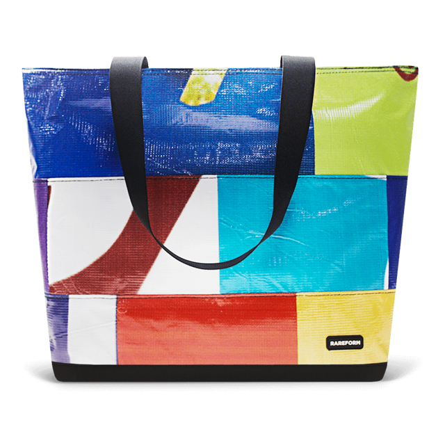 Patchwork Zippered Blake Tote