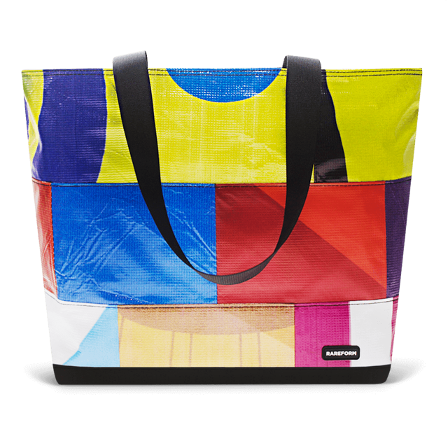 Patchwork Zippered Blake Tote