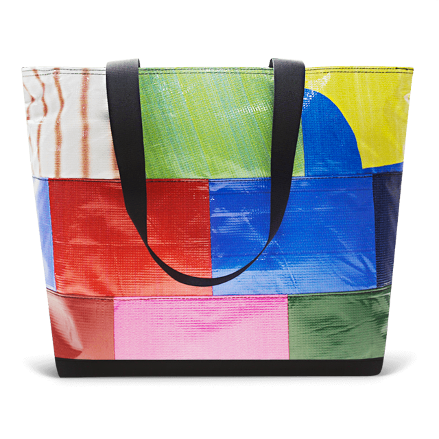 Patchwork Zippered Blake Tote