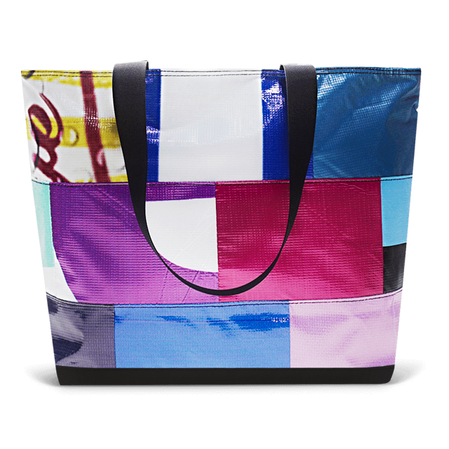 Patchwork Zippered Blake Tote