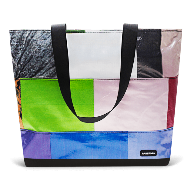 Patchwork Zippered Blake Tote
