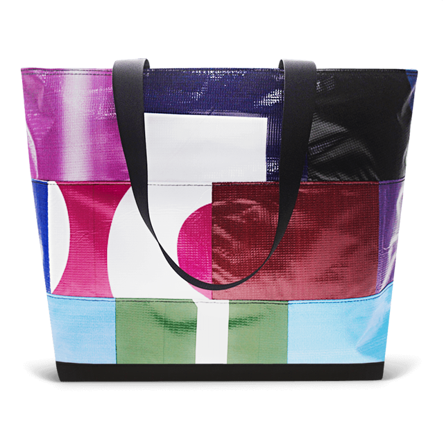 Patchwork Zippered Blake Tote