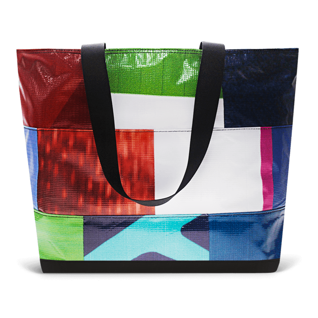 Patchwork Zippered Blake Tote