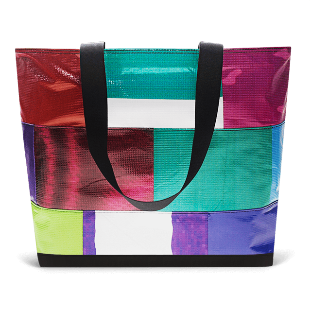 Patchwork Zippered Blake Tote