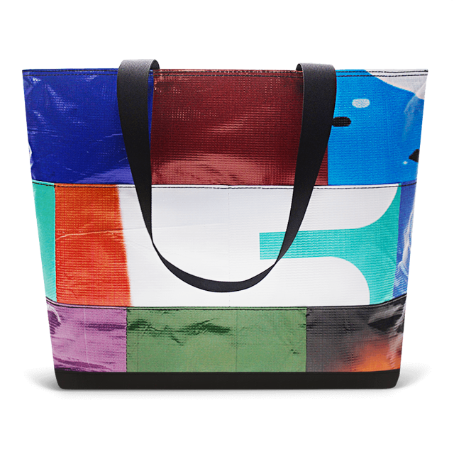 Patchwork Zippered Blake Tote