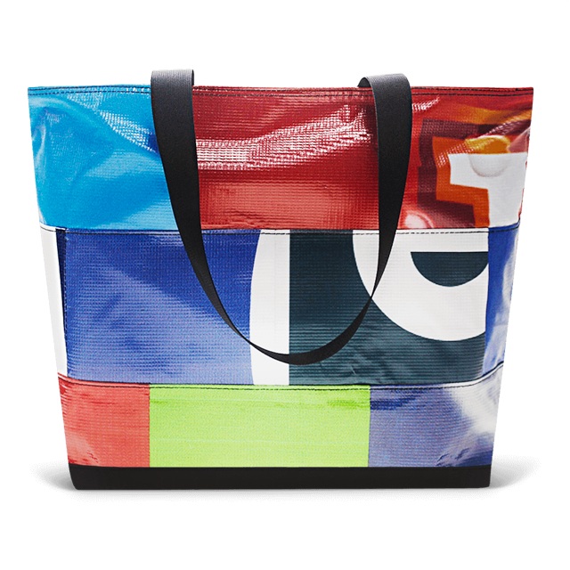 Patchwork Zippered Blake Tote