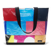 Patchwork Zippered Blake Tote