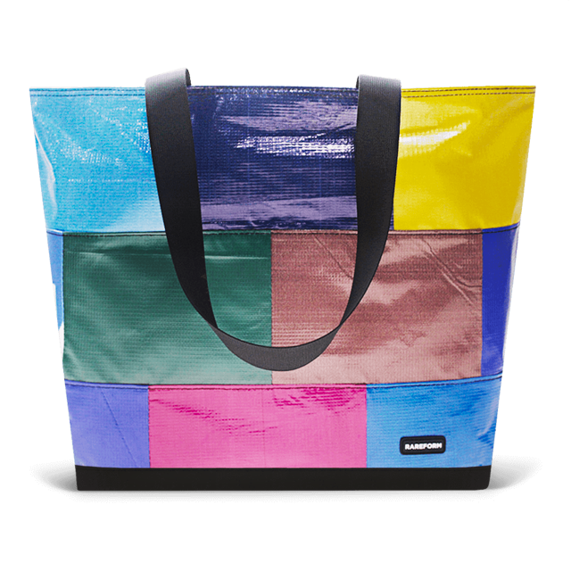 Patchwork Zippered Blake Tote