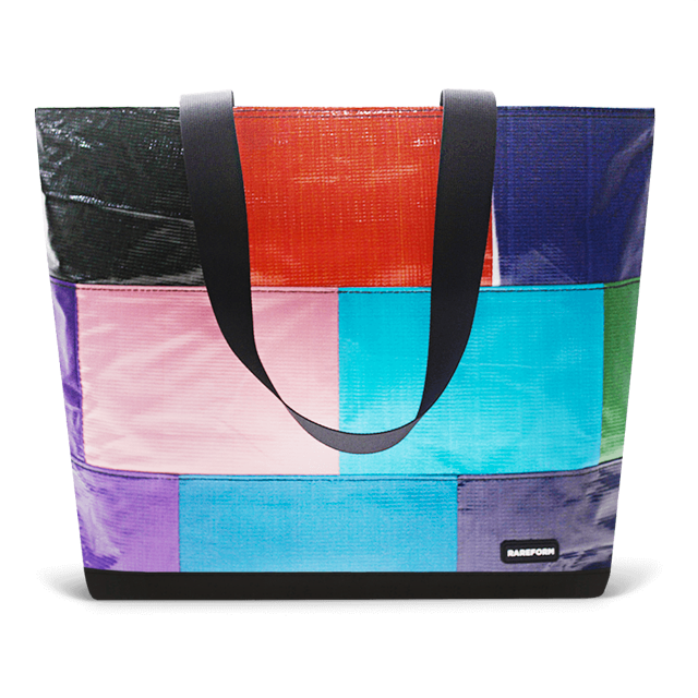 Patchwork Zippered Blake Tote