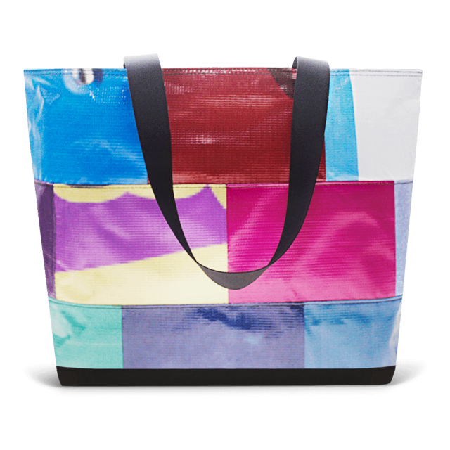 Patchwork Zippered Blake Tote