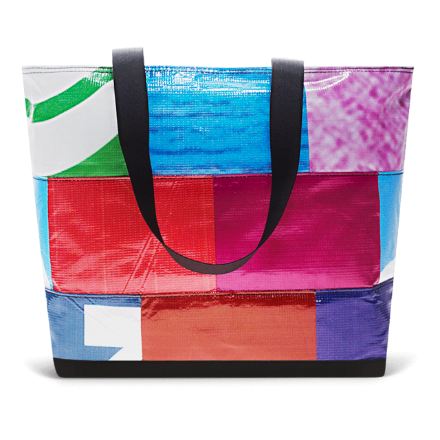 Patchwork Zippered Blake Tote