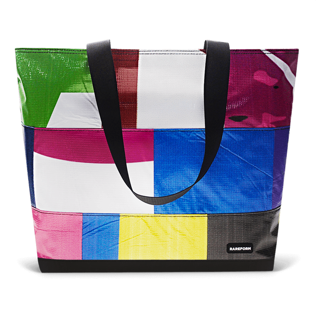 Patchwork Zippered Blake Tote