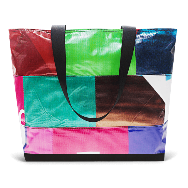Patchwork Zippered Blake Tote