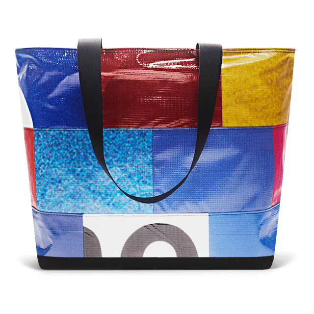 Patchwork Zippered Blake Tote