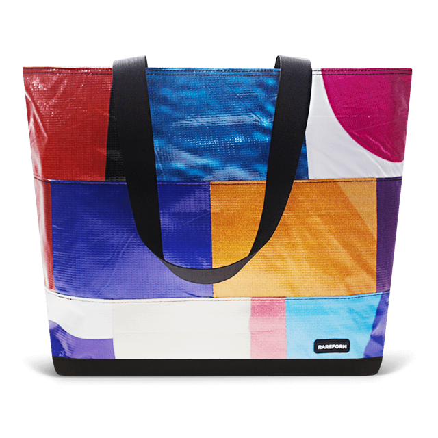 Patchwork Zippered Blake Tote