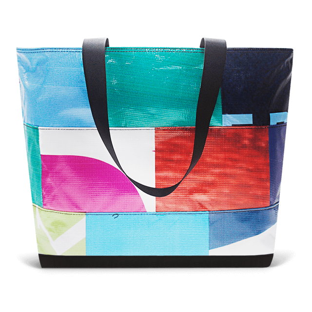 Patchwork Zippered Blake Tote