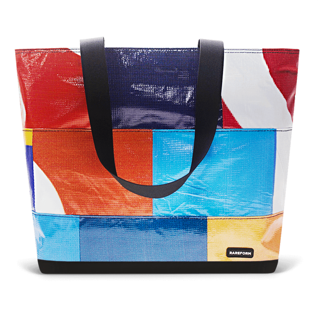 Patchwork Zippered Blake Tote