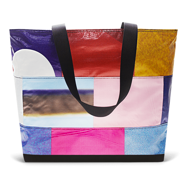 Patchwork Zippered Blake Tote