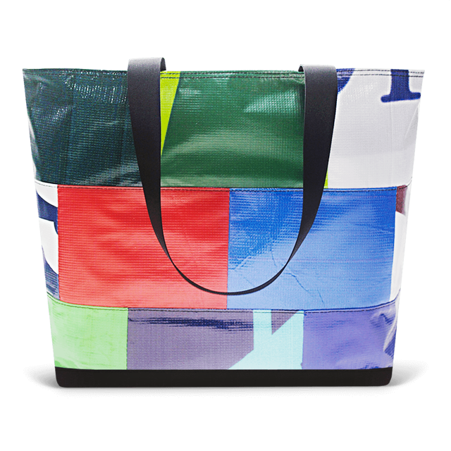 Patchwork Zippered Blake Tote