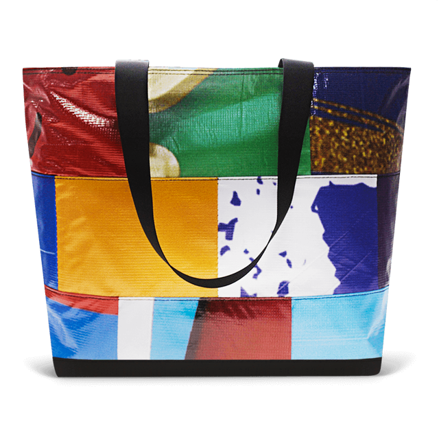 Patchwork Zippered Blake Tote