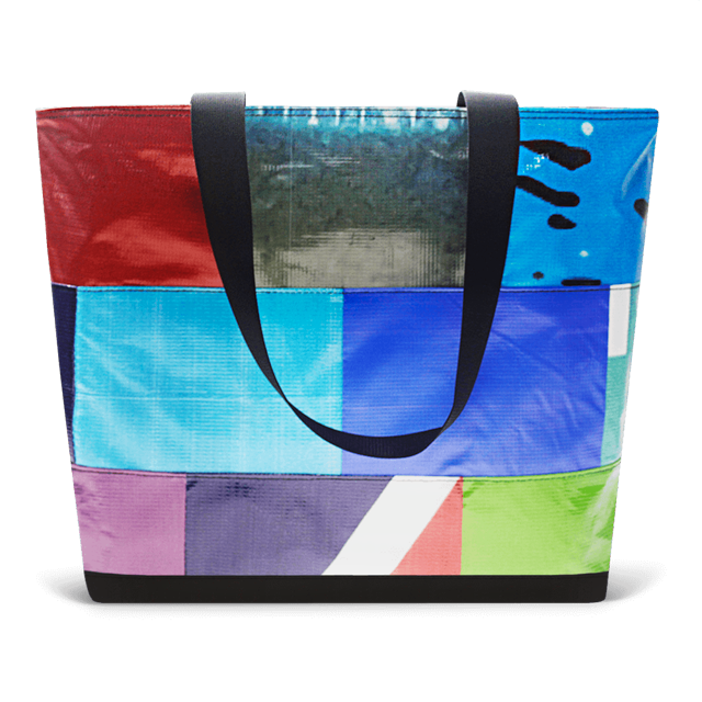 Patchwork Zippered Blake Tote