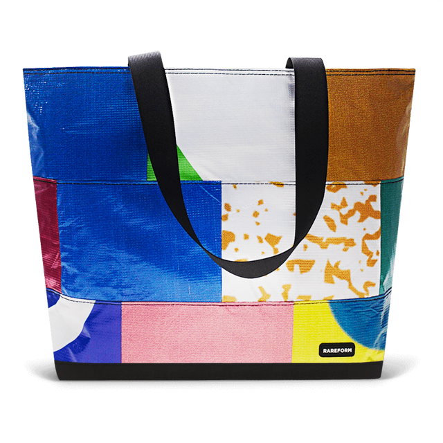 Patchwork Zippered Blake Tote